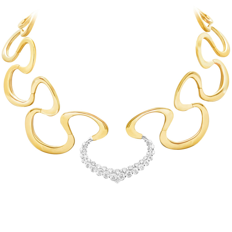 Merveilles Halo - Diamond Necklace