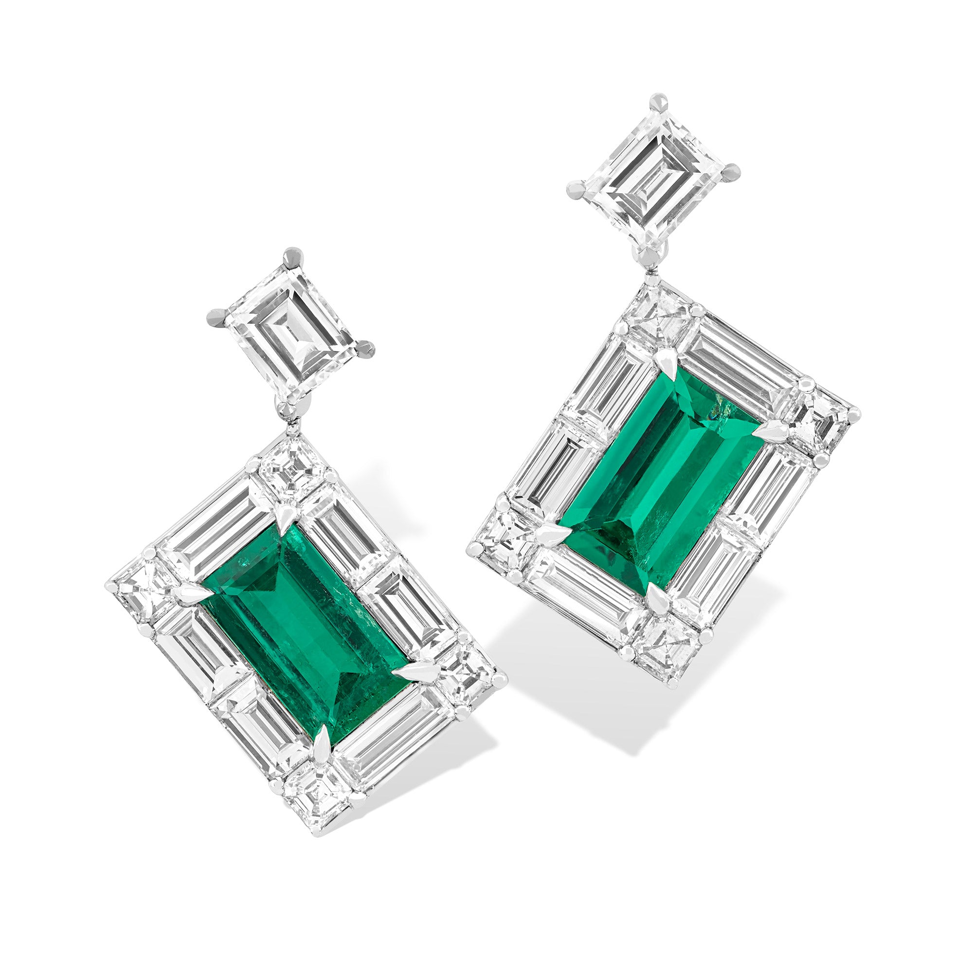 High Jewellery – Colombian Emerald and Diamond Earrings