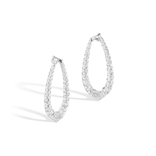 Merveilles Halo - Diamond Earrings - Medium