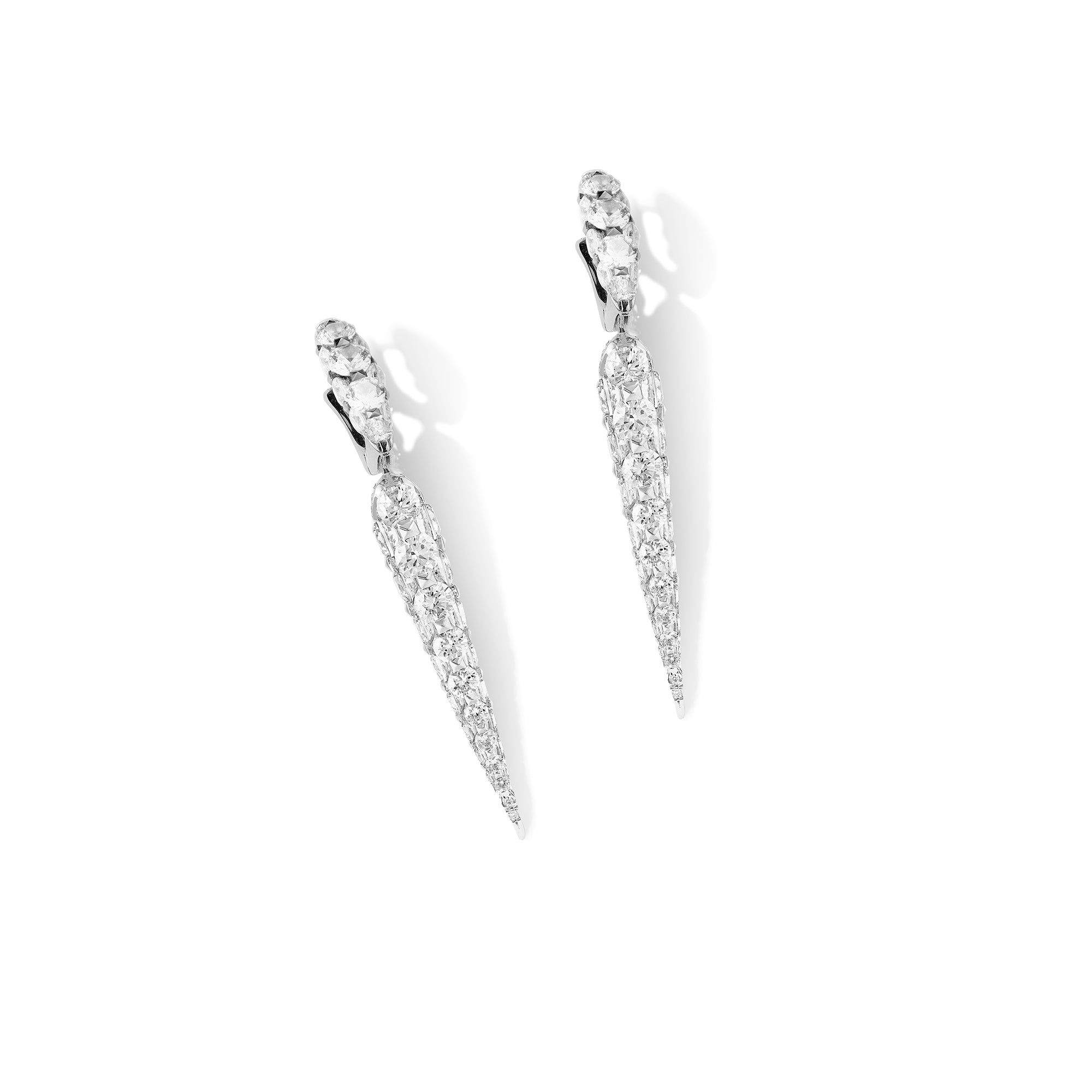 Merveilles Icicle - Diamond Earrings - Small