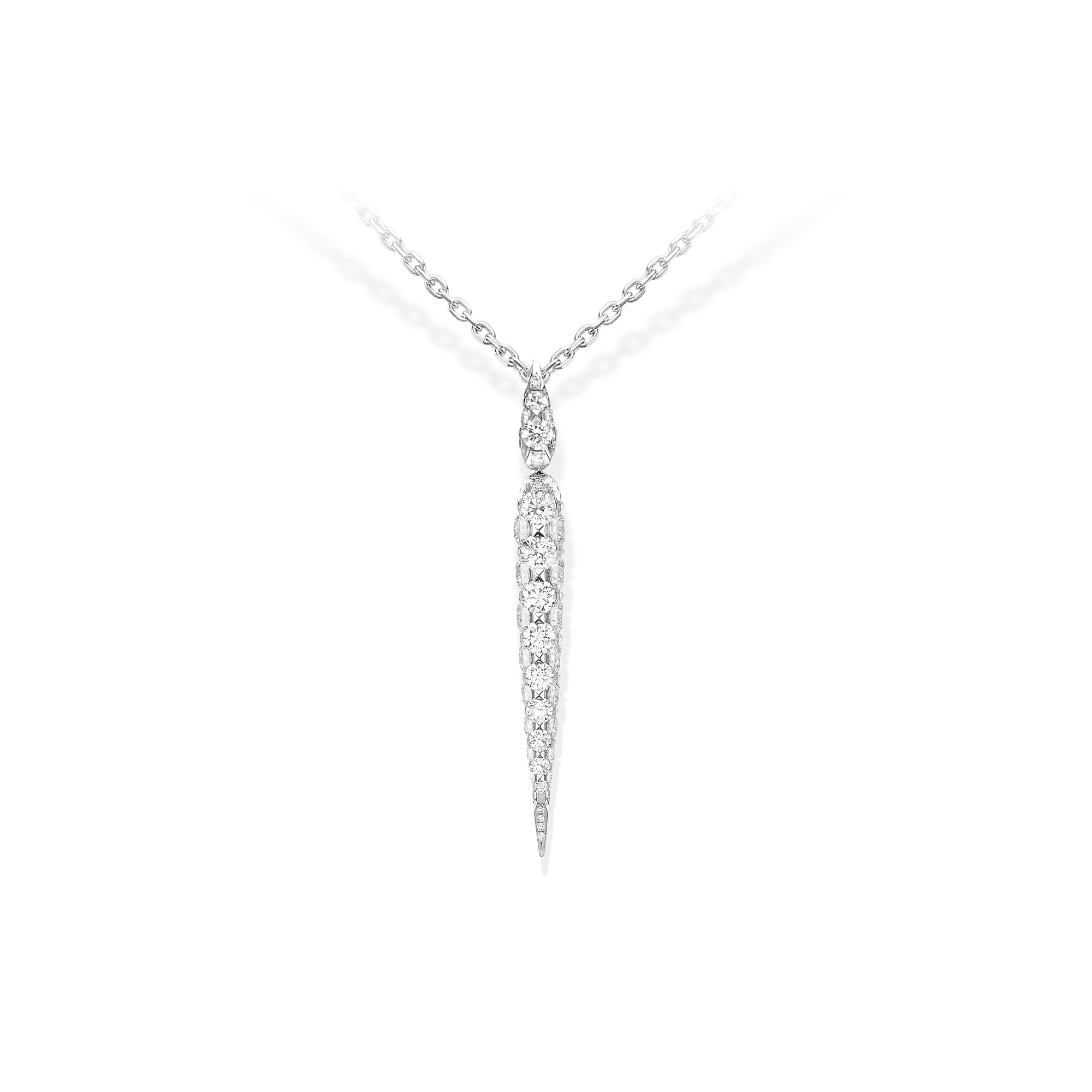 Merveilles Icicle - Diamond Pendant - Small