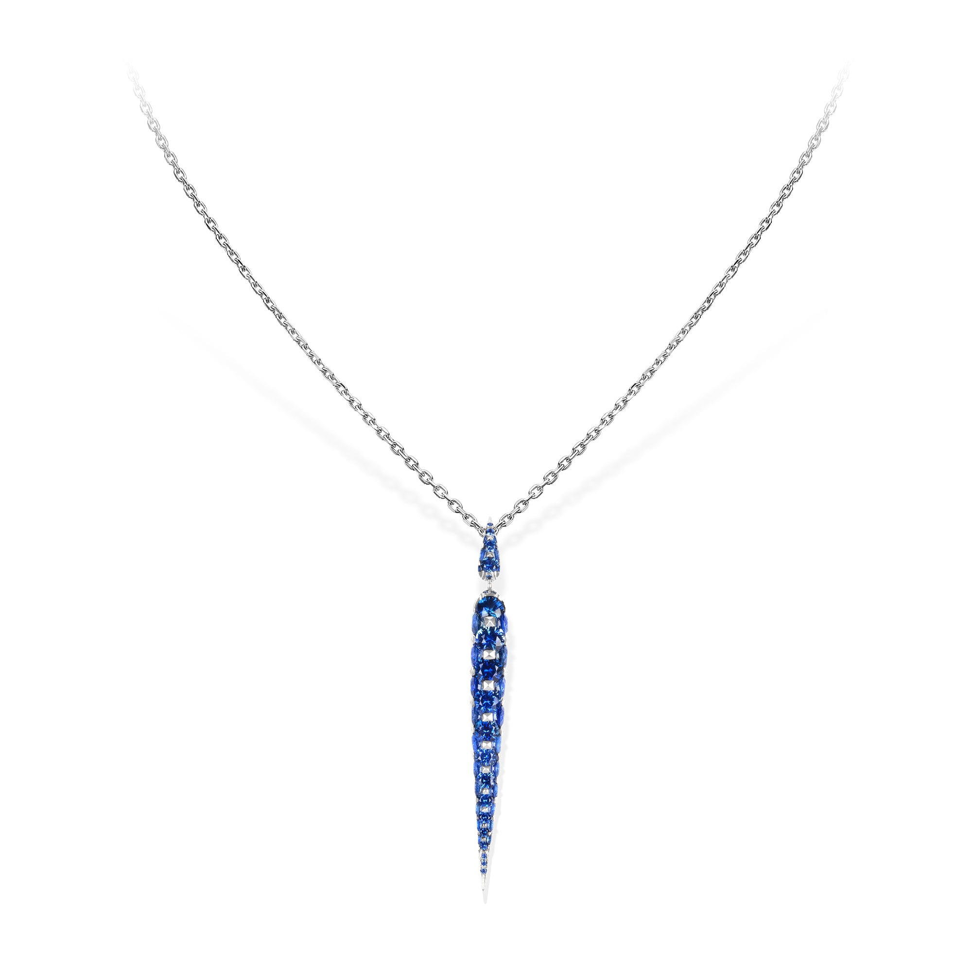 Merveilles Icicle - Sapphire Pendant - Medium