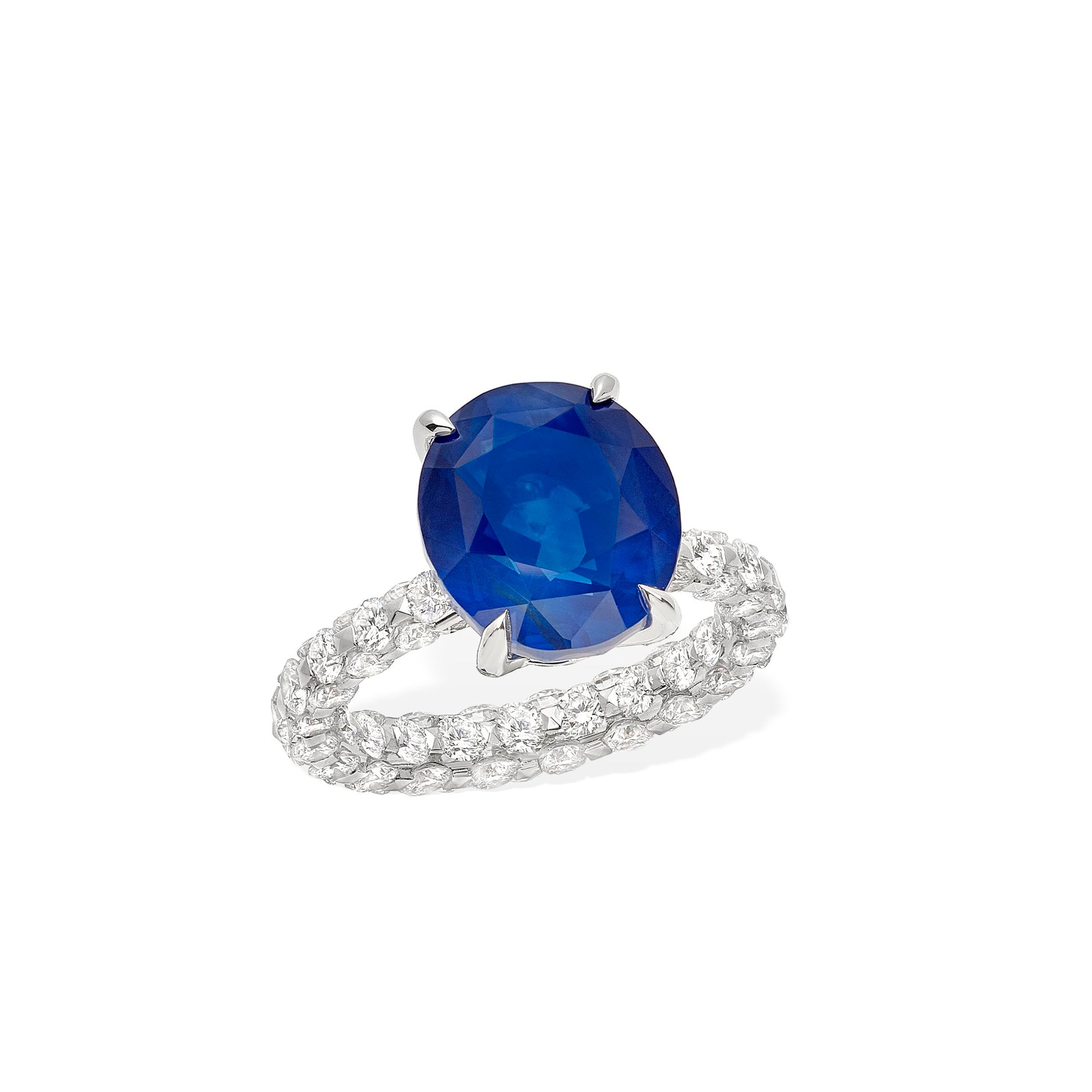 Merveilles Bridal <br>Sapphire and Diamond Ring